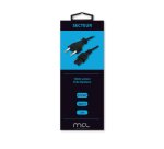 MCL MC907GE-2M câble électrique Noir Prise d'alimentation type C Coupleur C7