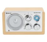 Denver TR-63LW radio Personal Analógica Bamboo, Plata