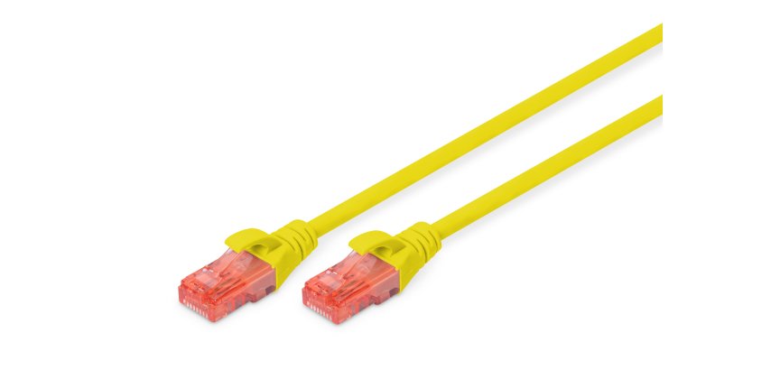 Digitus Cable de conexión CAT 6 U/UTP, 5 m, amarillo, LSZH