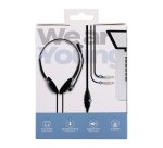 T'nB Way Casque Avec fil Ecouteurs Bureau/Centre d'appels Noir