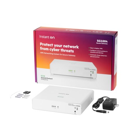 HPE Networking Instant On Secure SG1004 entrée et régulateur 10, 100, 1000 Mbit/s