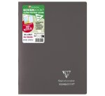 Cahier piqué Koverbook A4 96 pages grands carreaux couverture polypropylène opaque 100% recyclé - Assortis