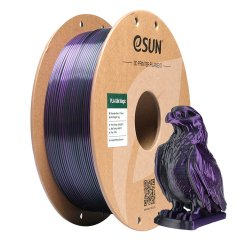 eSUN EPLA-SILK MAGIC 1,75mm SCHWARZ LILA 1kg Polymilchsäure (PLA) Schwarz, Lila