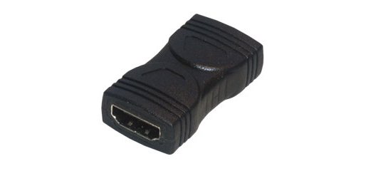 MCL Coupleur HDMI FM / FM 19-pin HDMI-A Noir
