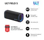 Sony Ult Field 5 Stereo portable speaker Black