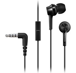 Panasonic Auricolari in-ear con cavo RP-TCM115E-A, Nero