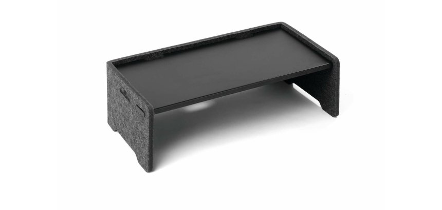 Robuster 508158 Flachbildschirmständer für den Schreibtisch Kohlefarben
