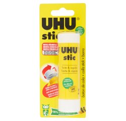 Colle blanche uhu stic 40 g sans solvant lavable a l eau