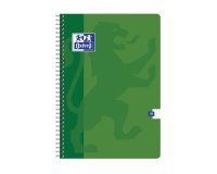 Cahier Oxford Color Life A4 grands carreaux Seyès 100 pages reliure spirale couverture carte coloris assortis