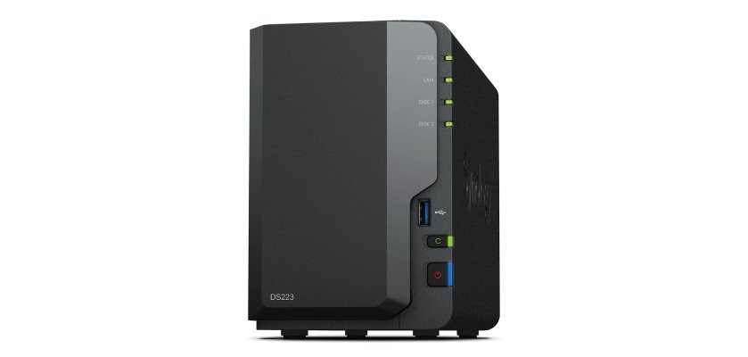 Synology DiskStation DS223 server NAS e di archiviazione Desktop Realtek RTD1619B 2 GB DDR4 0 TB