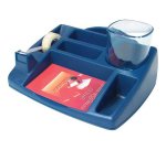 Portacancelleria Oliver - 25 x 21 x 10 cm - blu - Arda