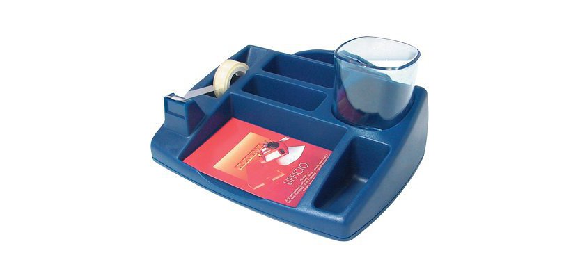 Portacancelleria Oliver - 25 x 21 x 10 cm - blu - Arda