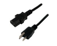 MCL MC903-2M câble électrique Noir Prise d'alimentation type B Coupleur C13