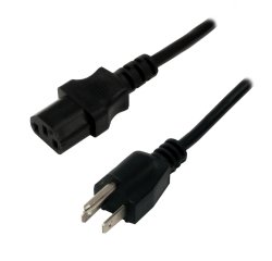 MCL MC903-2M câble électrique Noir Prise d'alimentation type B Coupleur C13