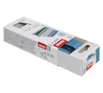 Agrafeuse novus b2 color id 2.0 25f agrafes 24/6-26/6 profondeur agrafage 65mm bright petrol + 200 agrafes 24/6 super