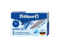 Cartouche encre pelikan griffix coloris bleu etui 5   unites