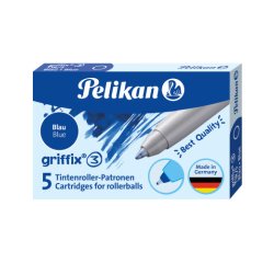 Cartouche encre pelikan griffix coloris bleu etui 5   unites