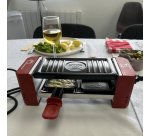 LITTLE BALANCE Raclette Multifonction Raclette 2 personnes piment connectable