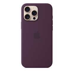 Apple Funda de silicona con MagSafe para el iPhone 16 Pro Max - Ciruela