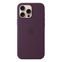 Apple Coque en silicone avec MagSafe pour iPhone 16 Pro Max - Prune