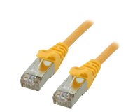 MCL Cable RJ45 Cat6 0.5m Yellow câble de réseau Jaune 0,5 m F/UTP (FTP)