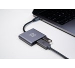 XtremeMac XWH-HUB3-13 laptop dock & poortreplicator Bedraad USB Type-C Zilver