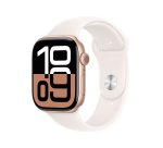 Apple Watch Series 10 OLED 46 mm Numérique 416 x 496 pixels Écran tactile Or rose Wifi GPS (satellite)