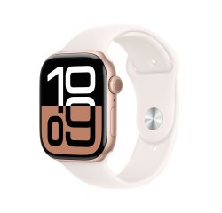 Apple Watch Series 10 OLED 46 mm Digital 416 x 496 Pixeles Pantalla táctil Oro rosa Wifi GPS (satélite)