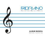 Fabriano ?Music Book writing notebook 16 sheets White