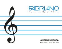 Fabriano ?Music Book writing notebook 16 sheets White