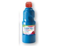 Gouache giotto flacon 500ml coloris cyan