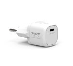 Port Designs 900030EU chargeur d'appareils mobiles Universel Blanc Secteur Charge rapide Intérieure