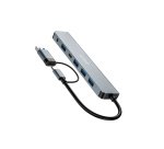 Urban Factory MHC70UF station d'accueil Avec fil USB 3.2 Gen 1 (3.1 Gen 1) Type-A + Type-C Gris