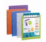 Classeur Oxford Polyvision A4 dos 20mm 4 anneaux ronds couverture polypro