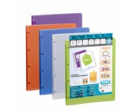 Classeur Oxford Polyvision A4 dos 20mm 4 anneaux ronds couverture polypro