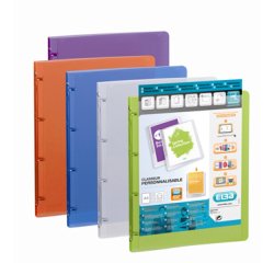 Classeur Oxford Polyvision A4 dos 20mm 4 anneaux ronds couverture polypro