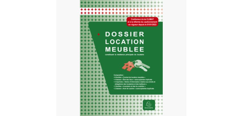 Dossier location meublée - Vert