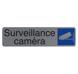 Plaque de signalisation 'Surveillance caméra'