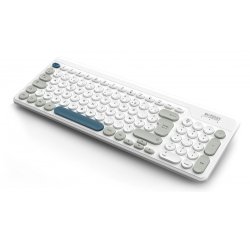 Urban Factory OWC25UF clavier Universel RF sans fil AZERTY Français Blanc, Gris, Bleu foncé