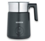 Severin SM 3579 montalatte e scaldalatte Montalatte elettrico portatile Nero, Acciaio spazzolato, Argento