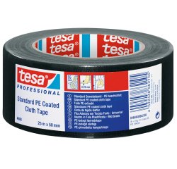 TESA 4688 Suitable for indoor use Suitable for outdoor use 25 m Polyester Black