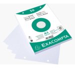 Fiches bristol, A5, quadrillé, blanc