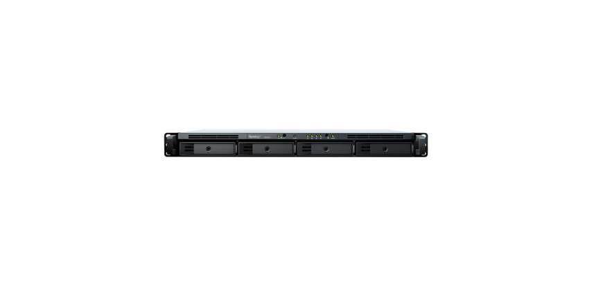 Synology RackStation RS422+ serveur de stockage NAS Rack (1 U) Ryzen Embedded R1600 2 Go DDR4 DSM Noir