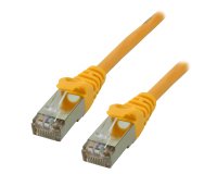 MCL 2m Cat6a S/FTP câble de réseau Jaune S/FTP (S-STP)