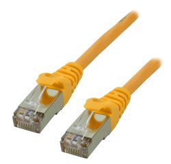 MCL 3m Cat6a S/FTP câble de réseau Jaune S/FTP (S-STP) Rond
