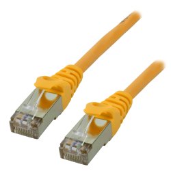 MCL IC5K99BZZZ6ASH03J câble de réseau Jaune 0,3 m Cat6a S/FTP (S-STP)