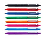 Stylo-bille pentel izee retractable ecriture moyenne  pointe 1mm encre faible       viscosite rechargeable violet