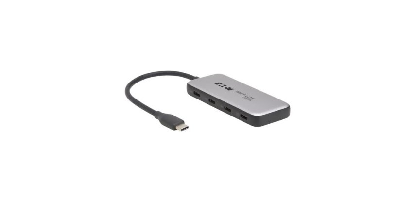 Eaton U460-004-4C-G2C station d'accueil Avec fil USB 3.2 Gen 2 (3.1 Gen 2) Type-C Noir, Gris