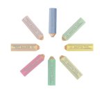 Giotto F232300 gomma per cancellare Colori assortiti 8 pz