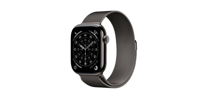 Apple Watch Series 11 GPS + Cellular 46mm Cassa Titanio Ardesia con Loop Milanese Ardesia - M/L